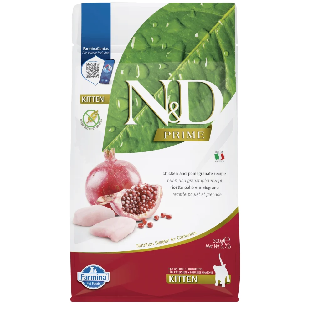 Farmina N&D Prime Chicken & Pomegranate Kitten 300g