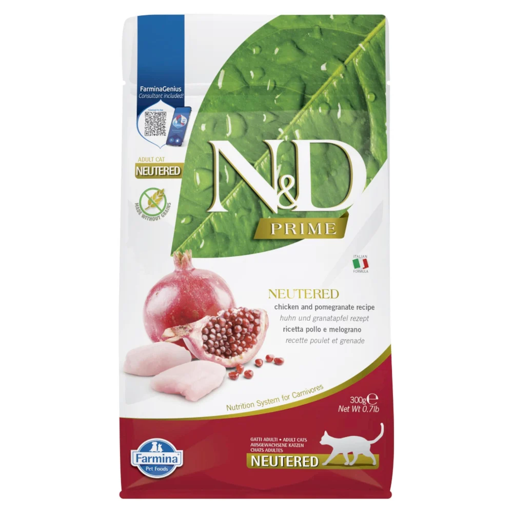 Farmina N&D Prime Chicken & Pomegranate Neutered 300g