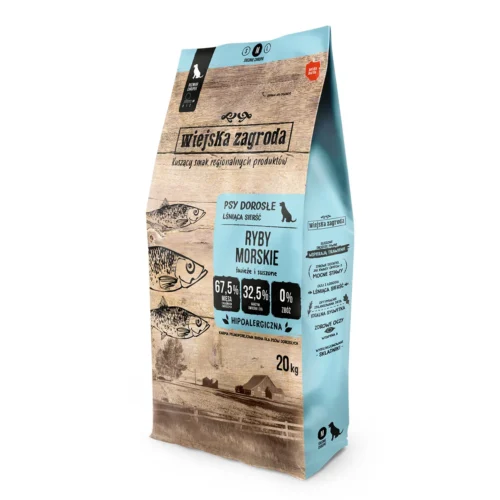 Wiejska Zagroda Ryby Morskie 20kg chrupki M