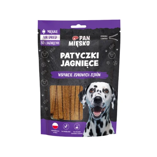 Pan Mięsko Patyczki jagnięce (dorosły) 80g Przysmak dla psa