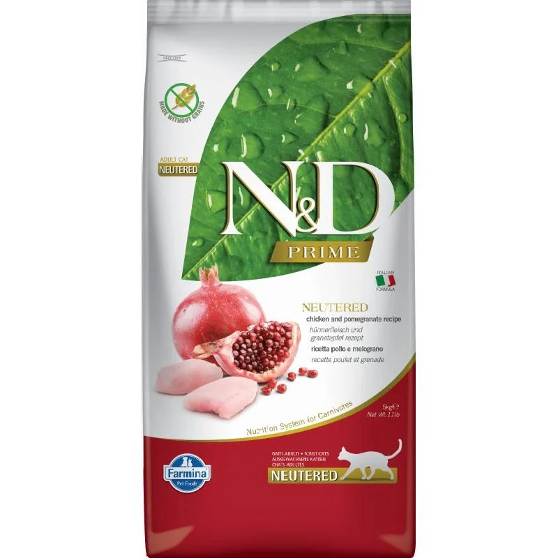 Farmina N&D Prime Chicken & Pomegranate Neutered 10kg
