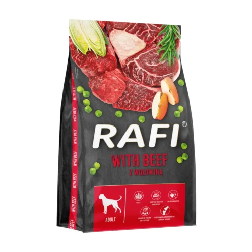Rafi Adult Beef z Wołowiną karma sucha dla psa 10kg
