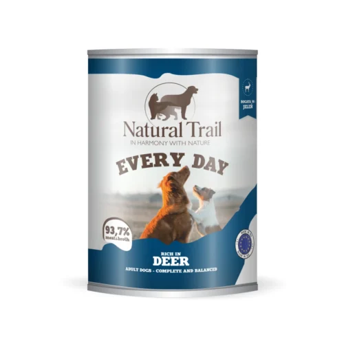 NATURAL TRAIL Every Day Bogata w jelenia 800g karma w puszce dla psów