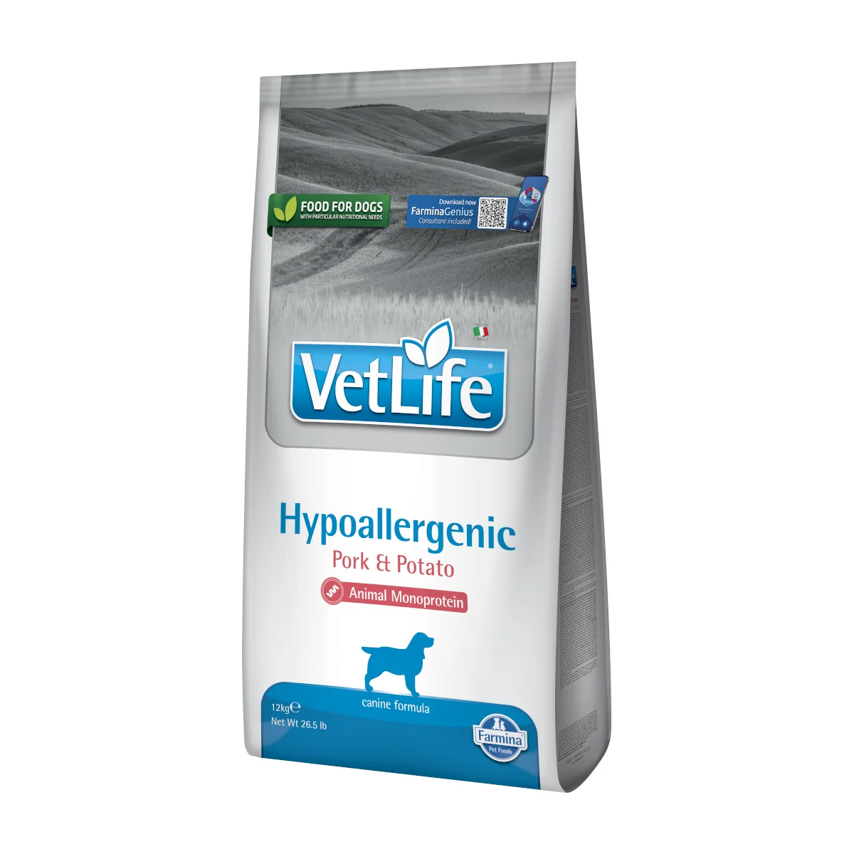 Farmina Vet Life Dog Hypoallergenic Pork & Potato 12kg