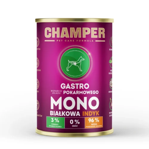 Champer Gastro MONO Indyk 400g dla Psów