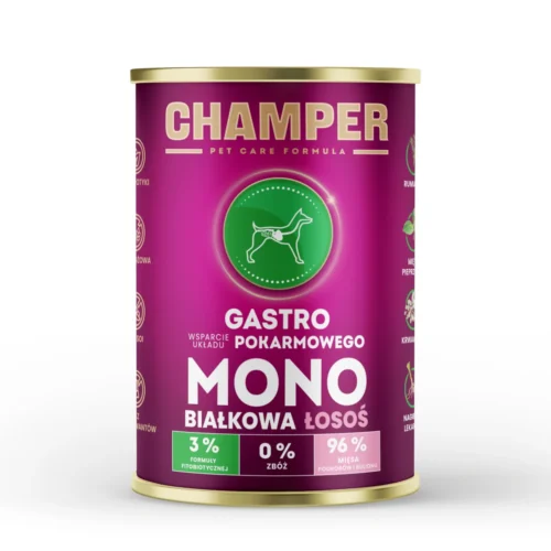 Champer Gastro MONO Łosoś 400g dla Psów
