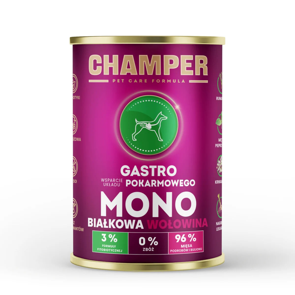 Champer Gastro MONO Wołowina 400g dla Psów