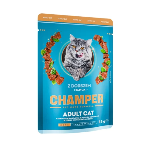 champer_z_dorszem_85g_kot Champer z Dorszem i Bazylią 85g dla Kotów