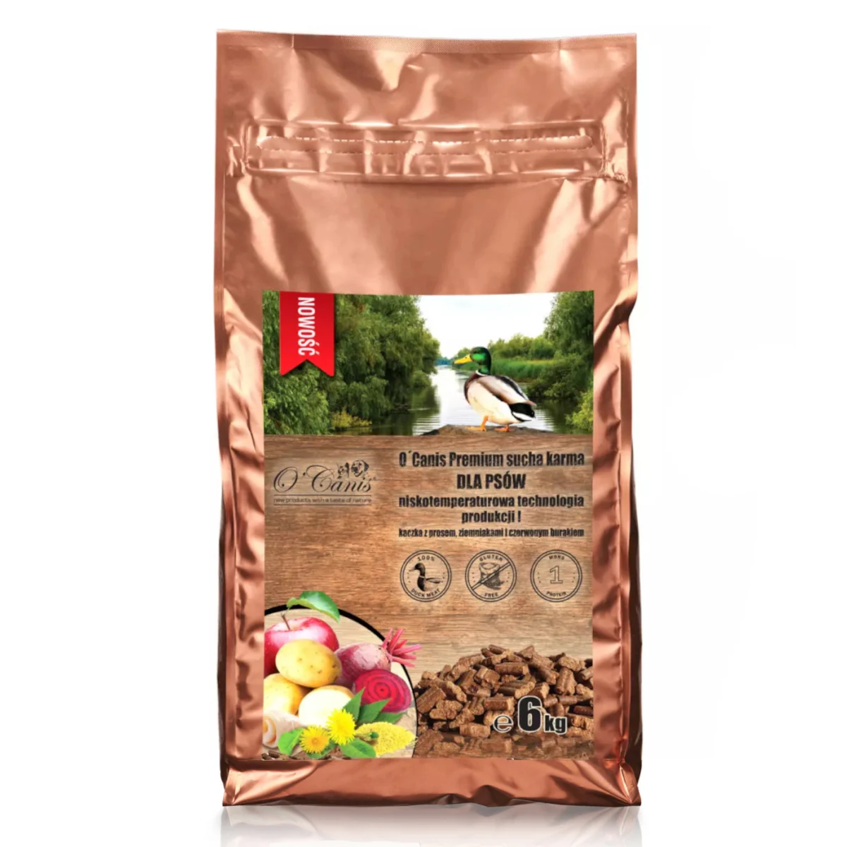 O'Canis Premium Kaczka Proso 6kg