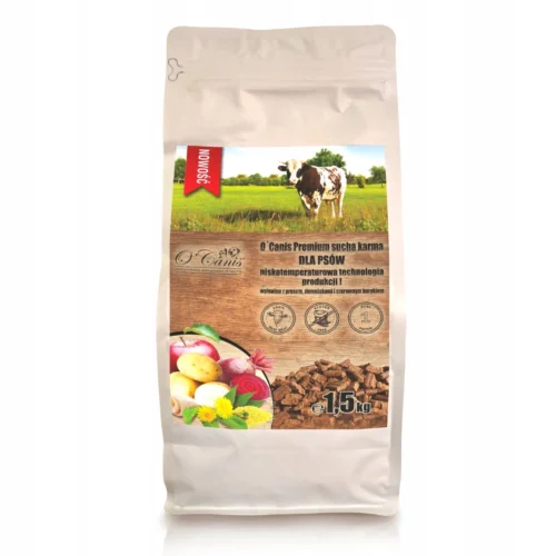 O'Canis Premium Wołowina Proso 1,5kg