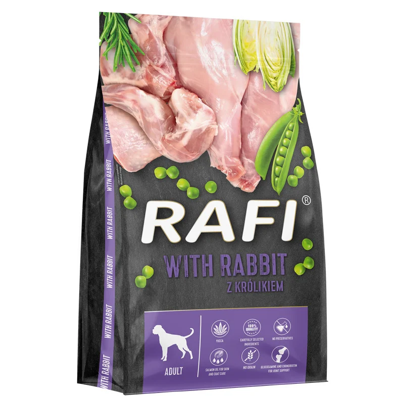 RAFI Adult Rabbit 10kg Karma z królikiem dla dorosłych psów wszystkich ras