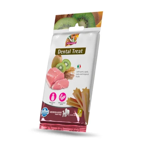 TREAT-nd-tropical-PORK-100g Farmina N&D Tropical DENTAL Treat Pork Adult 100g przysmak dentystyczny