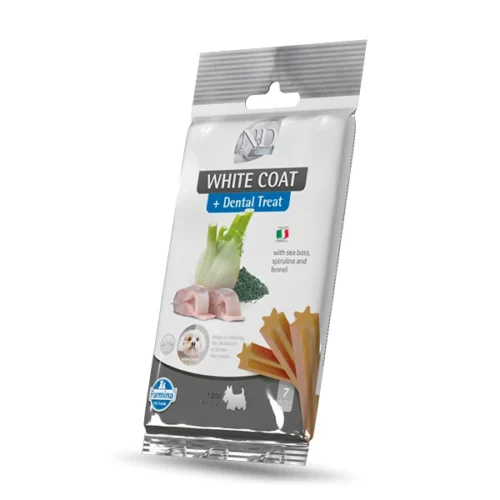 TREAT-nd-white-sea-bass-60g Farmina N&D White DENTAL Treat Sea Bass Adult Mini 60g przysmak dentystyczny