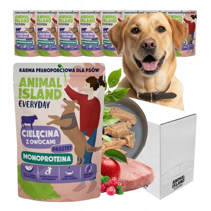 Animal Island MONO EVERYDAY Cielęcina 9 x 300g