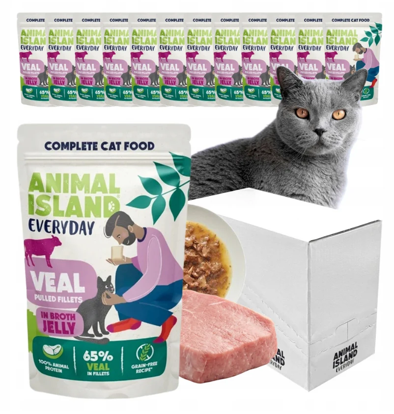 Animal Island NEW JELLY EVERYDAY 12X85g cielęcina
