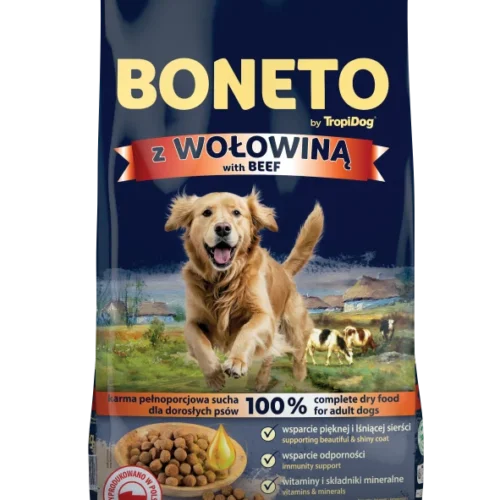 BONETO Beef WOŁOWINA 10kg karma sucha dla dorosłego psa Tropidog