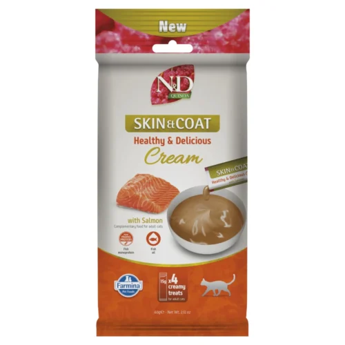 farmina-nd-cream-skin-coat-adult N&D QUINOA SKIN & COAT Creamy Treats With Salmon 60g z łososiem