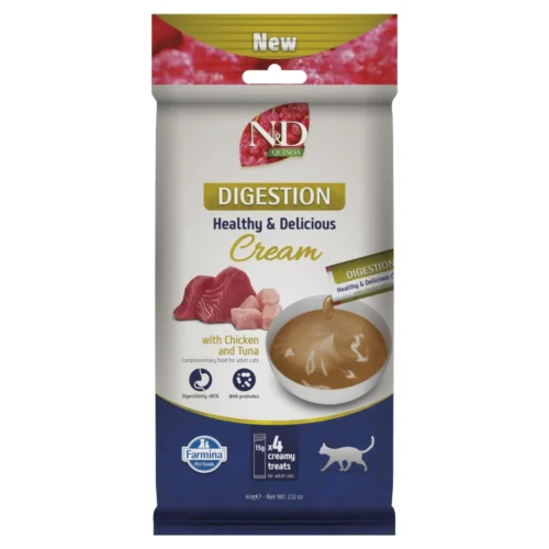 N&D QUINOA DIGESTION Creamy Treats With Chicken and Tuna 60g z kurczakiem i tuńczykiem