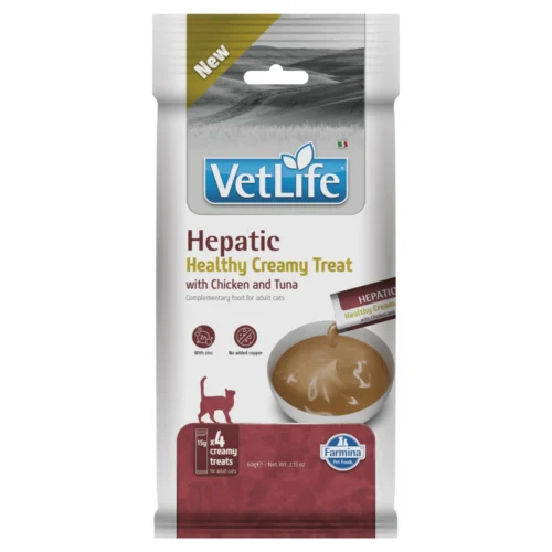 farmina-vet-life-hepatic VET LIFE HEPATIC Creamy Treats With Chicken and Tuna 60g z kurczakiem i tuńczykiem