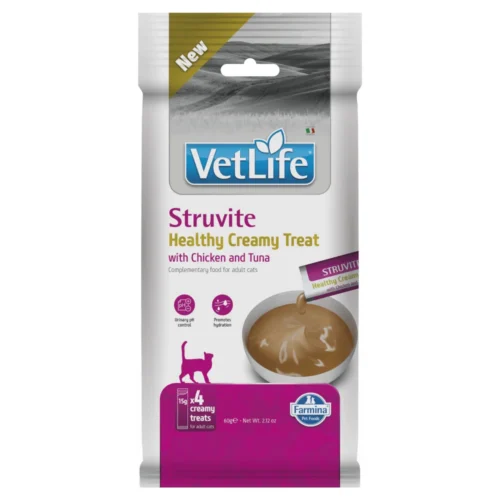 farmina-vet-life-struvite VET LIFE STRUVITE Creamy Treats With Chicken and Tuna 60g z kurczakiem i tuńczykiem