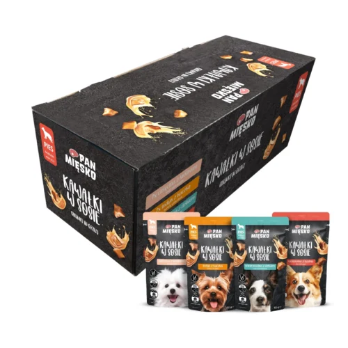 Pan Mięsko Karma mokra dla psa Kawałki w sosie Mix smaków (dorosły pies) 150g (4x7 szt/op)